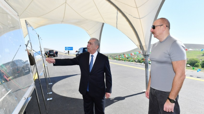 Füzuli-Hadrut avtomobil yolunun açılışı oldu  - FOTO