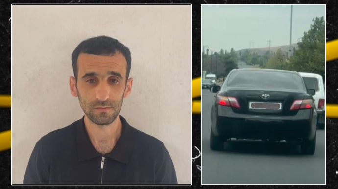 Narkotik çəkib avtomobil sürdü, 15 GÜN HƏBS EDİLDİ  - FOTO
