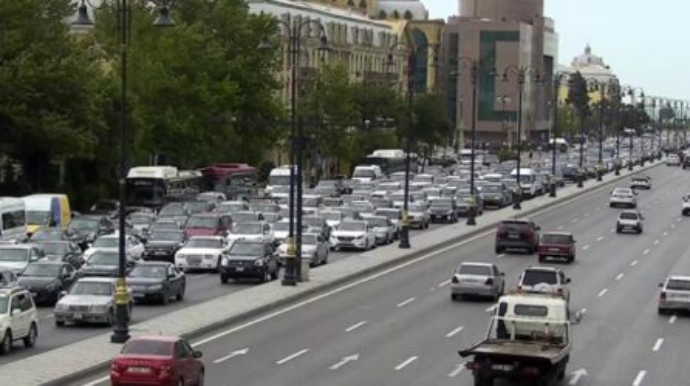 Bakının bu yollarında sıxlıq var - BNA-dan AÇIQLAMA 