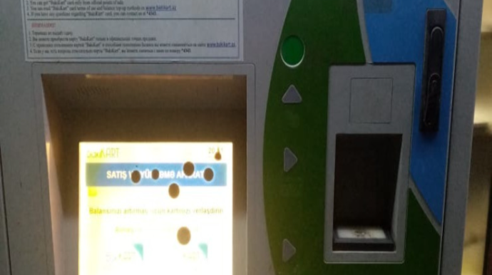 "Bakıkart" terminalına qəpik daxil etmək olmur - ŞİKAYƏT - FOTO 