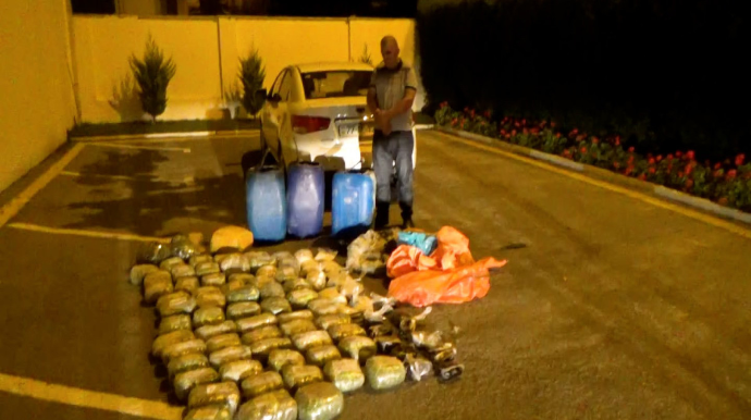 Xəzərin İran sahilindən 93 kq narkotik gətirən şəxs saxlanılıb - VİDEO