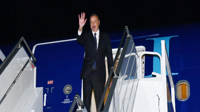 İlham Əliyevin Türkmənistana səfəri başa çatdı