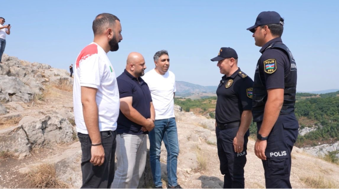 Polis işğaldan azad olunan ərazilərdə tədbirlər keçirdi - FOTO - VİDEO