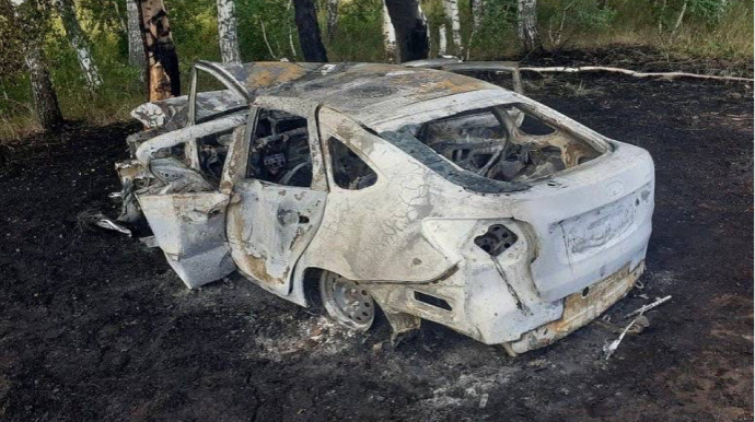 Rusiyada sürücü avtomobilində yanaraq dünyasını dəyişib