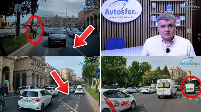 Yol polisinin işarəsi ilə avtobus zolağına girənlər niyə cərimələnir? – EKSPERT AÇIQLADI – VİDEO 