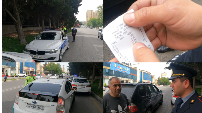 Nizamidə DYP əməkdaşları "Təmiz hava" aylığı ilə bağlı reyd keçirdi - FOTO - VİDEO