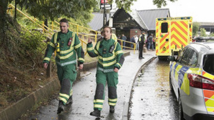 Vağzal təxliyyə edildi - Elektron siqaretin partlamasına görə
