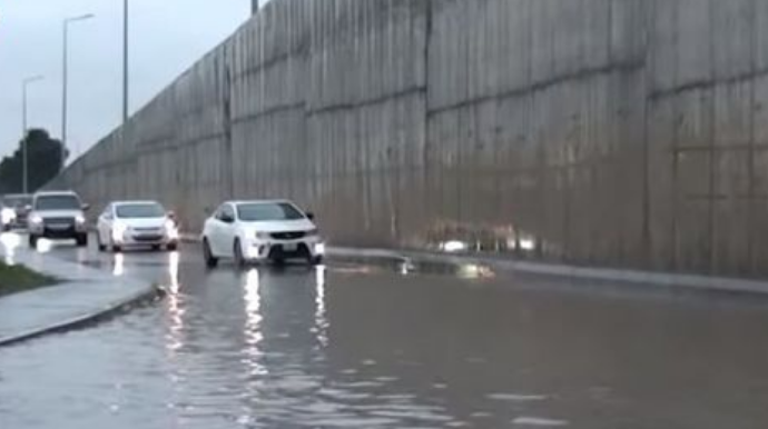 Yağış suları Goranboyda çətinlik yaradıb  - VİDEO