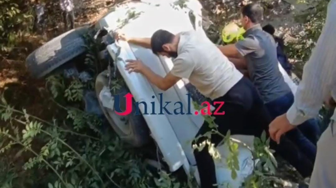 İsmayıllıda "Prado" aşdı - Ölən var - VİDEO