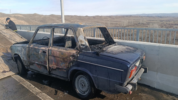 Körpüyə çırpılan "06" YANDI: Xəsarət alan var - FOTO