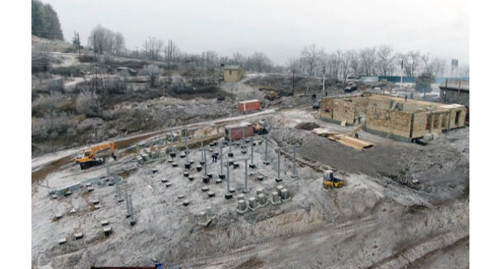 Şuşada yeni yarımstansiya tikilir - VİDEO