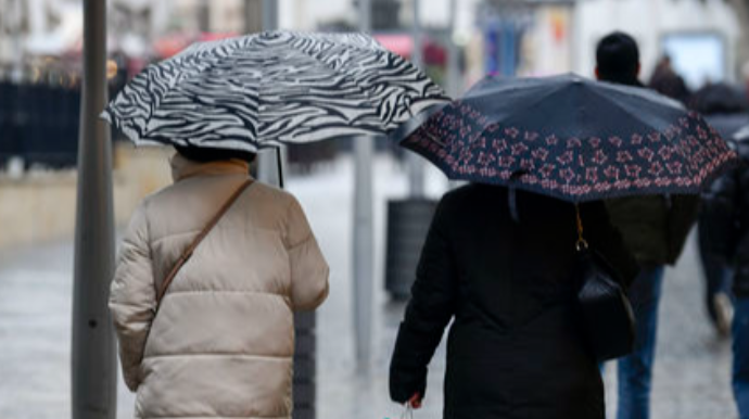 Sabahın qroqqnozu:  Yağıntılı hava gözlənilir