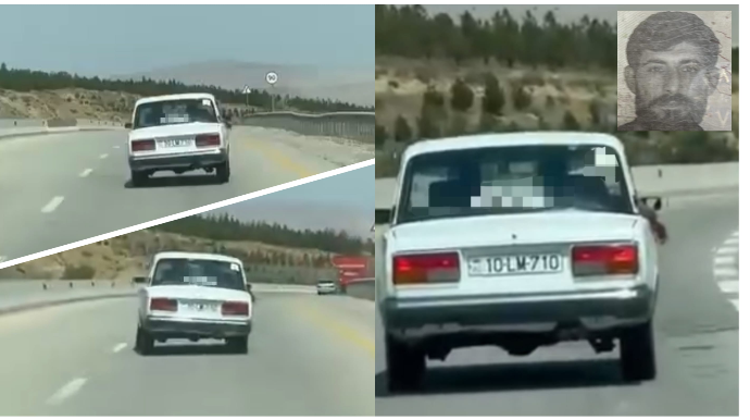 Avtoşluq edən sürücünün vəsiqəsi əlindən alındı, cərimə edildi - FOTO 