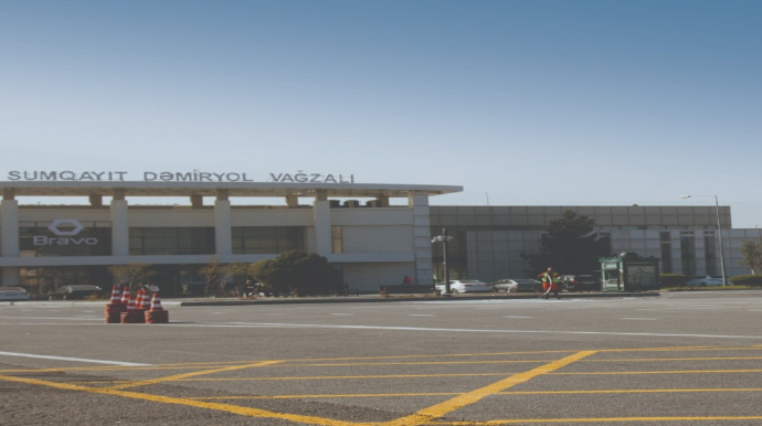 Sumqayıtda yeni nəqliyyat mübadilə mərkəzi yaradılıb - FOTOLAR 