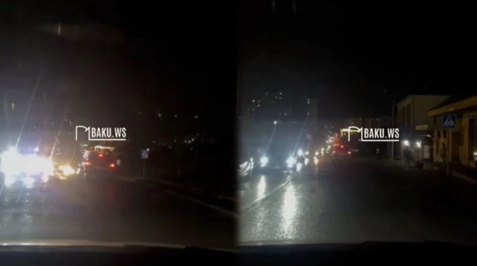 Masazırda sürücülərin QARANLIQ PROBLEMİ - Dirək var, işıq yoxdur - VİDEO