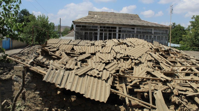 Ermənistan atəşi nəticəsində Tovuz rayonunun kəndlərinə və dinc əhaliyə dəymiş ziyan qiymətləndirilir  - FOTO