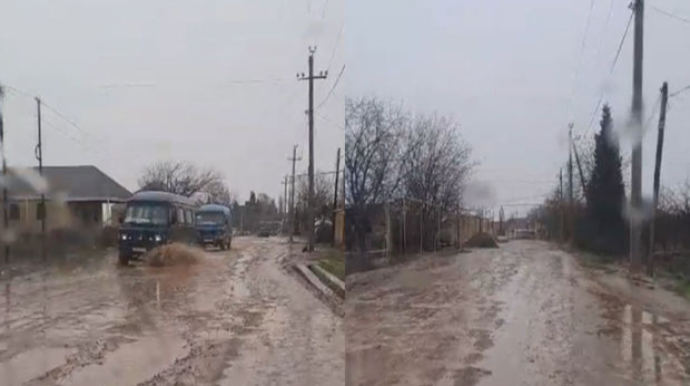 Samuxun ötən əsrdən qalma keçilməz yolları - VİDEO 