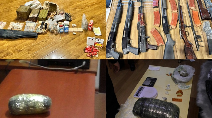 Bakıda narkotacir və silahlı şəxslərə qarşı əməliyyatlar keçirilib  - VİDEO