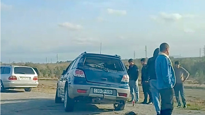 Bakı-Ələt yolunda “Mitsubishi” idarəetmədən çıxaraq qəzaya düşdü   - VİDEO