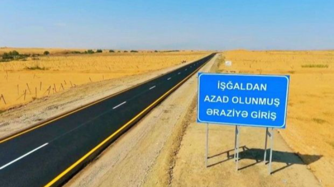 AAYDA-dan işğaldan azad edilmiş ərazilərdə yenidən qurulmuş yollar barədə AÇIQLAMA 