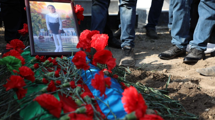 Ermənistanın təcavüzü nəticəsində həlak olan məktəblilər  - FOTO