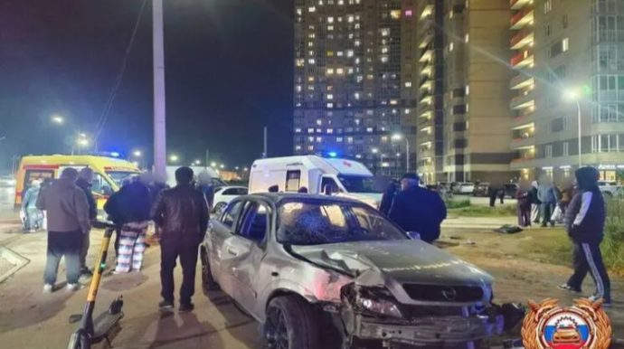 Azərbaycanlı sürücü ikisi polis olmaqla, 4 nəfəri əzdi 