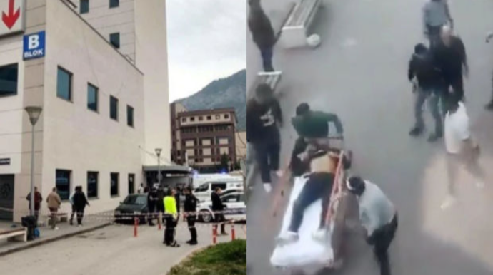 Türkiyədə xəstəxanaya silahlı hücum:  yaralananlar var  - FOTO 
