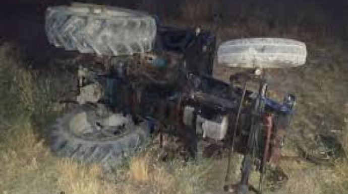 Qubadlıda traktor aşıb, ölən var 