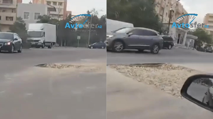 Günəşlidə yolu qazıb nişan quraşdırmadılar; qurumlardan reaksiya yoxdur - VİDEO 