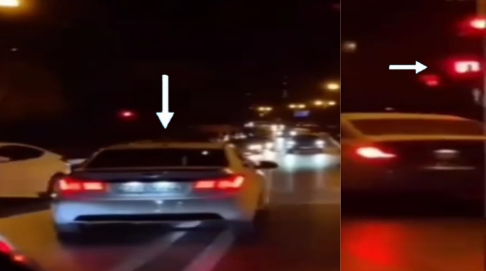 Bakıda qanunu saymayan sürücülər görün nə etdilər - VİDEO