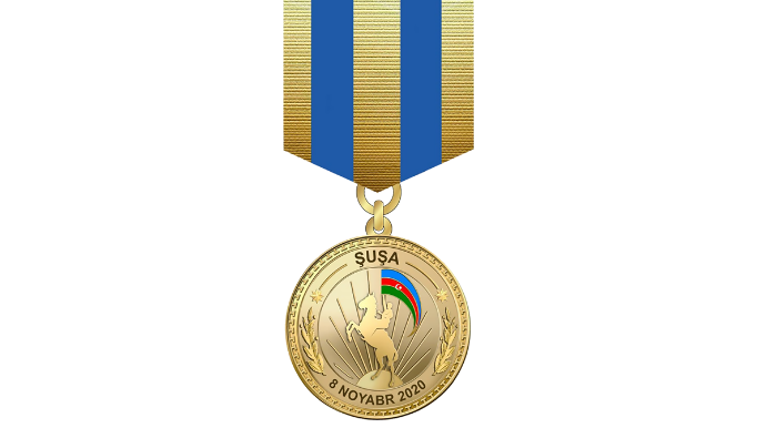 “Şuşanın azad olunmasına görə” medalı ilə təltif edilənlər