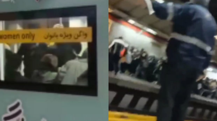 В тегеранском метро полиция избила мирных граждан и открыла по ним огонь   - ВИДЕО