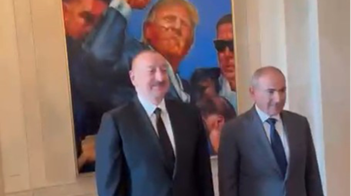 Paşinyan İlham Əliyevlə foto çəkdirdi - VİDEO