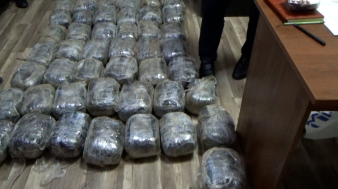 Polis 70 kq narkotik aşkarladı