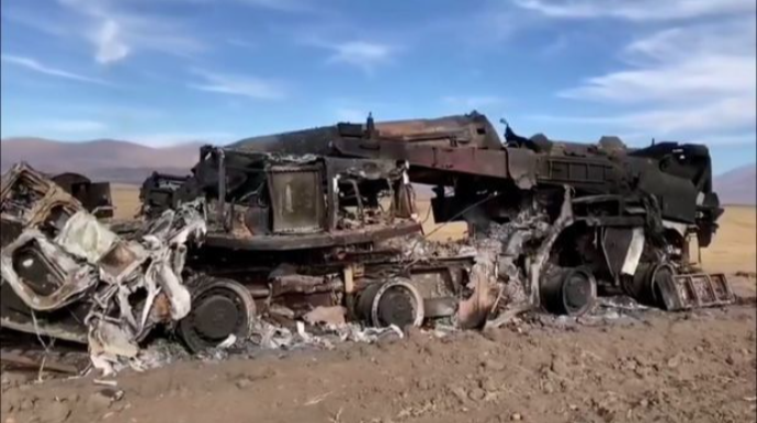 Опубликованы видеокадры ОТРК “Эльбрус”, уничтоженного азербайджанской армией  - ВИДЕО