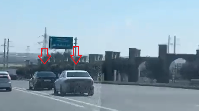 Aeroport yolunda yarışan sürücülər saxlanıldı - VİDEO  