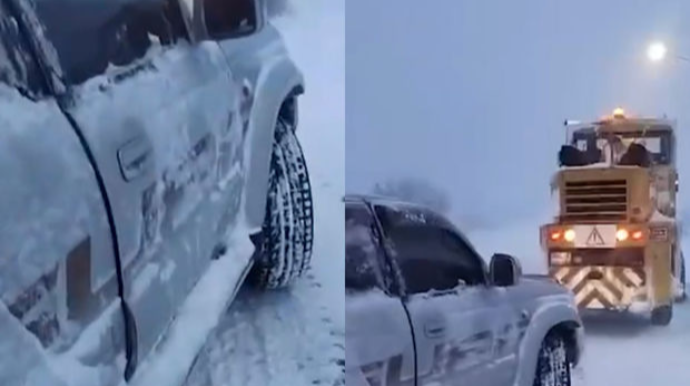 Rusiyada kişi iki günü qar uçqunu altında keçirdi: “Avtomobildə qiymətli əşyalarım vardı” - VİDEO