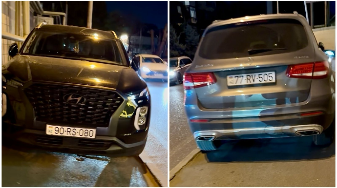 Biləcəridə piyadaları təhlükəyə atan sürücülər CƏRİMƏLƏNDİ   - VİDEO