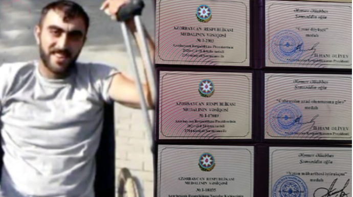 Altı medalı olan qazinin əlilliyi niyə kəsilib? - FOTO