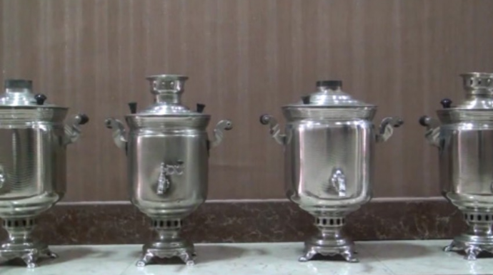 İsmayıllıda samovar oğrusu tutulub  - FOTO