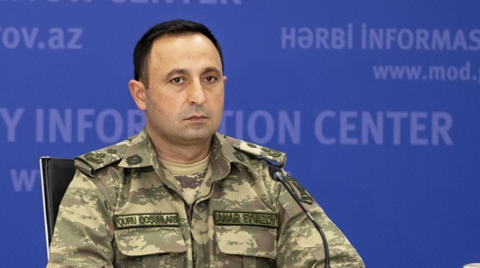 MN düşmənin döyüş bayrağını atıb qaçması barədə açıqlama verdi