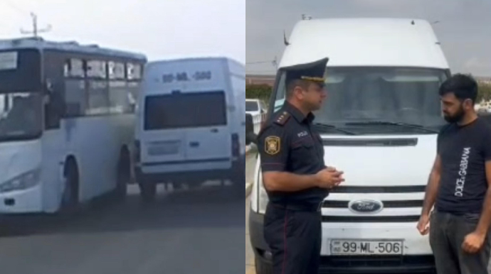 Задержан водитель Ford, совершивший опасный маневр на дороге Локбатан - Гобу - ВИДЕО