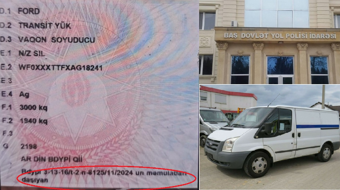 DYP sürücülərə yeni “texpasport”lar verib  – “Un məmulatları daşıyan maşın”  - FOTO