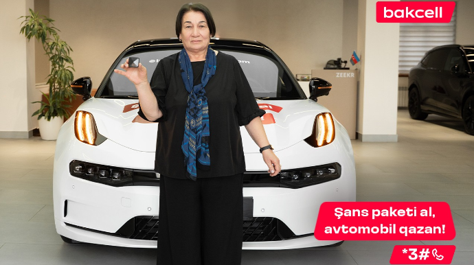 “Bakcell”in lotereyasında 6-cı lüks avtomobil uduldu 