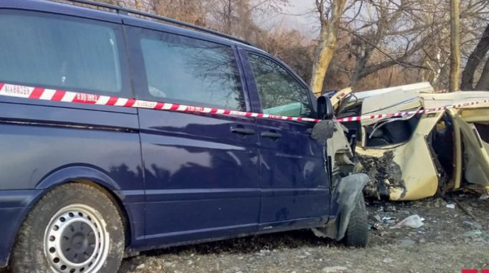 Şəmkirdə baş verən qəzada bir nəfər xəsarət alıb