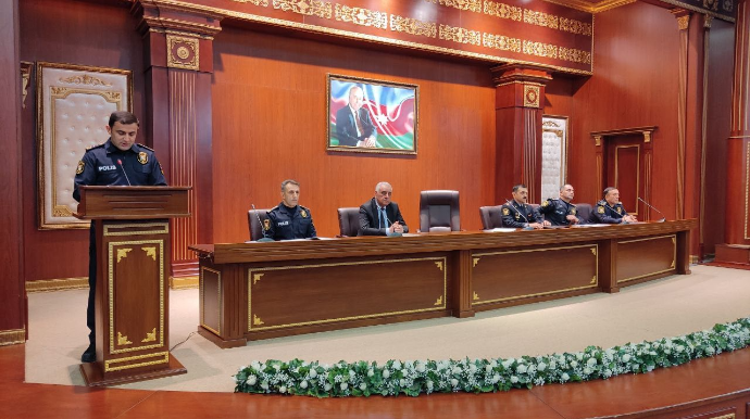 Əlahiddə Çevik Polis Alayında ulu öndər Heydər Əliyevin əziz xatirəsi anılıb - FOTO