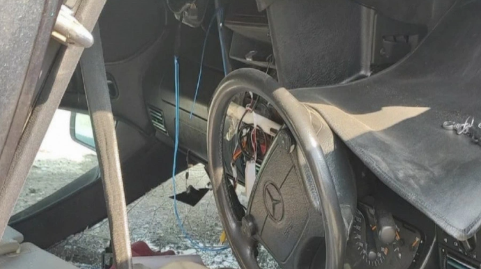 Ağdam-Şuşa yolunda "Mercedes" aşdı - Xəsarət alanlar var - FOTO