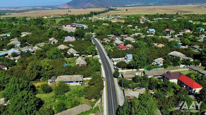 Основная часть автодороги Огуз-Шеки реконструирована  - ФОТО