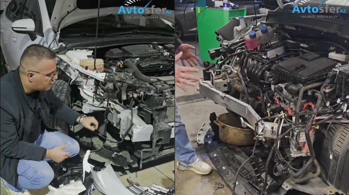 Çin avtomobilləri qəzadan sonra niyə bu vəziyyətə düşür? – İZAHLI və REAL VİDEO   