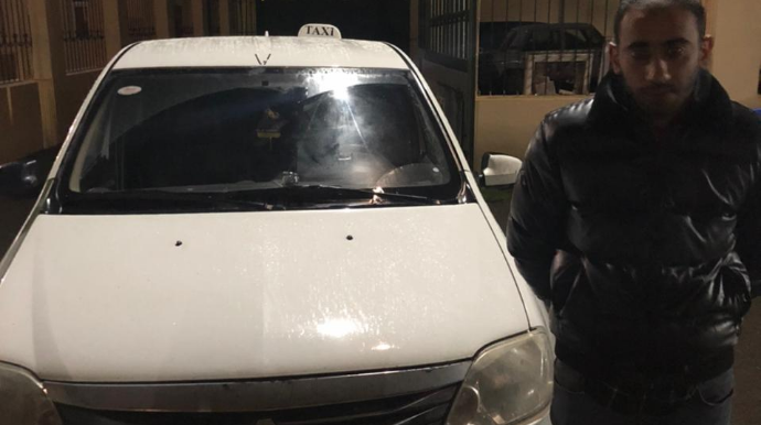 Salyanda narkotik qəbul edərək taksi sürən şəxs saxlanıldı - FOTO